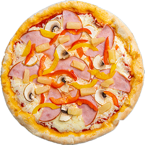 MAAMA pizza — Tomatikaste, mozzarella, sink, seened, paprika, ananass