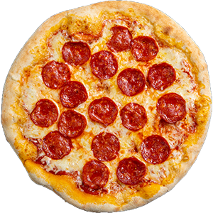 PEPPERONI pizza — Tomatikaste, mozzarella, pepperoni
