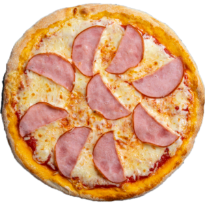 PROSCIUTTO pizza — Tomatikaste, mozzarella, Cotto sink